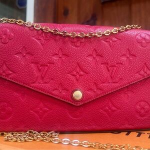Red Monogram Louis Vuitton Pochette SOLD